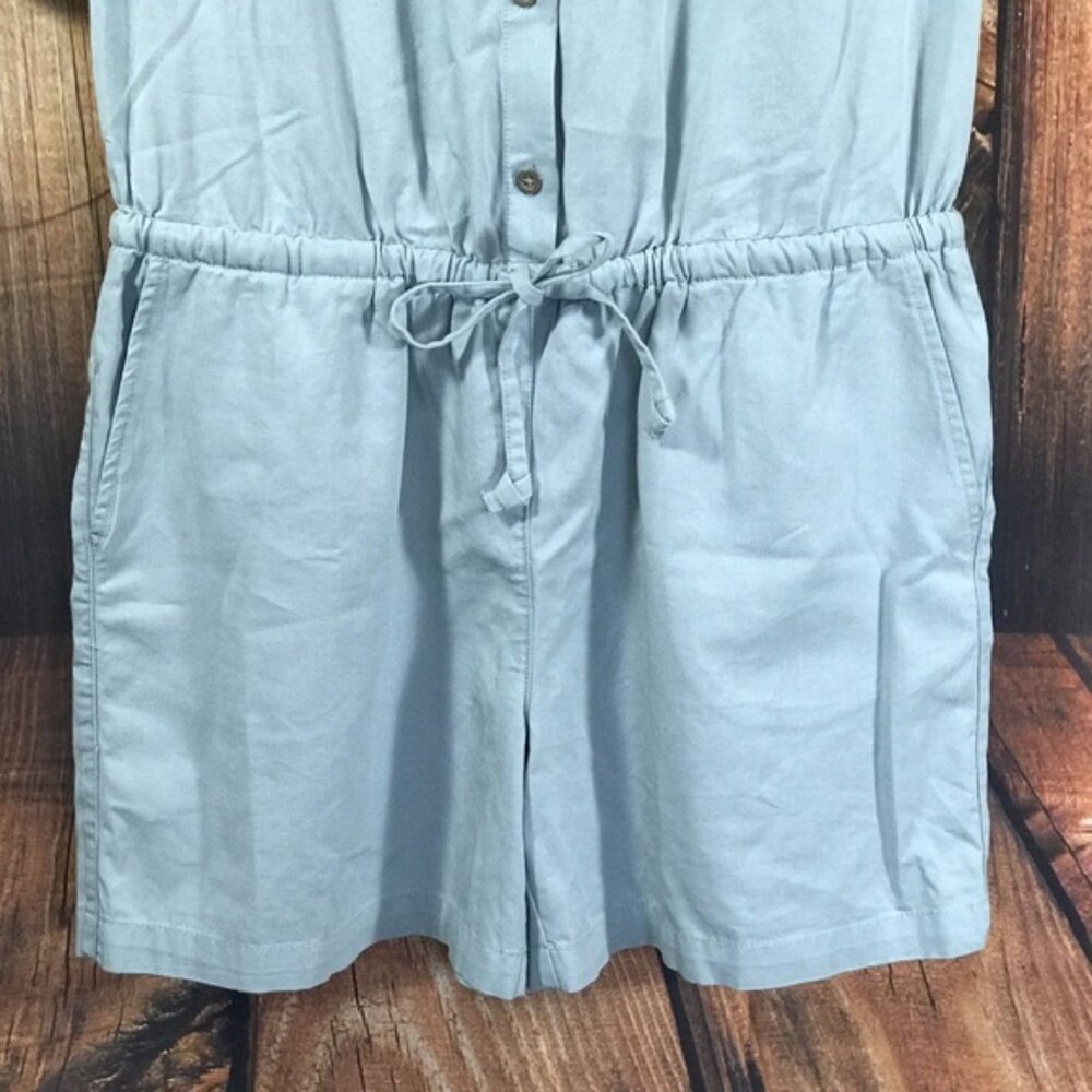 CAbi Alexa button front romper Medium 3/4 Sleeve has pockets luxury style - Picture 4 of 5